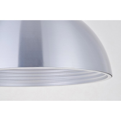 Elegant Circa 1-Light Pendant - Burnished Nickel, L 15.5" (LDPD2042BN)