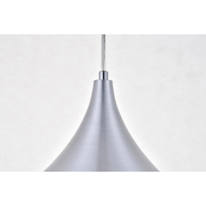 Elegant Circa 1-Light Pendant - Burnished Nickel, L 16.5" (LDPD2045BN)