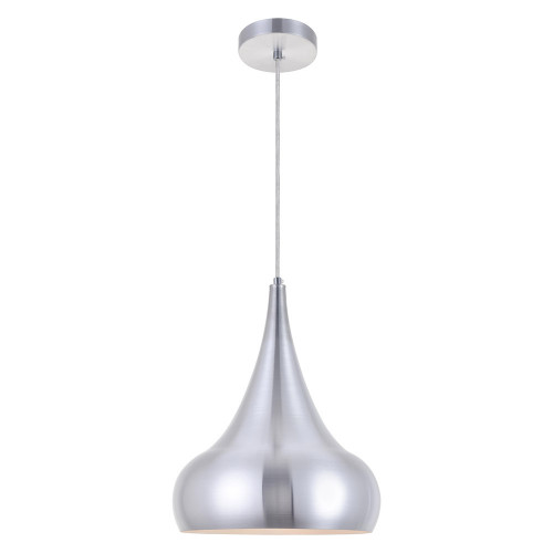 Elegant Circa 1-Light Pendant - Burnished Nickel, L 11.5" (LDPD2047BN)