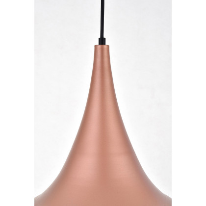 Elegant Circa 1-Light Pendant - Honey Gold, L 11.5" (LDPD2047HG)