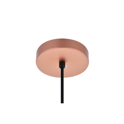 Elegant Circa 1-Light Pendant - Honey Gold, L 11.5" (LDPD2047HG)