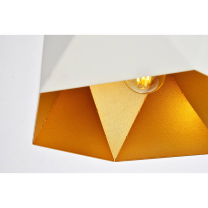 Elegant Pendant Light - White, L 10.2" (LDPD2078)
