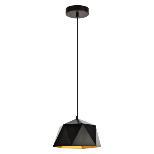 Elegant Pendant Light - Black, L 10.2" (LDPD2079)