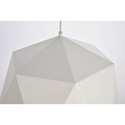 Elegant Pendant Light - White, L 17.7" (LDPD2082)