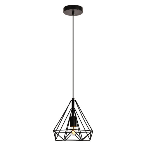 Elegant Pendant Light - Black, L 9.8" (LDPD2089)