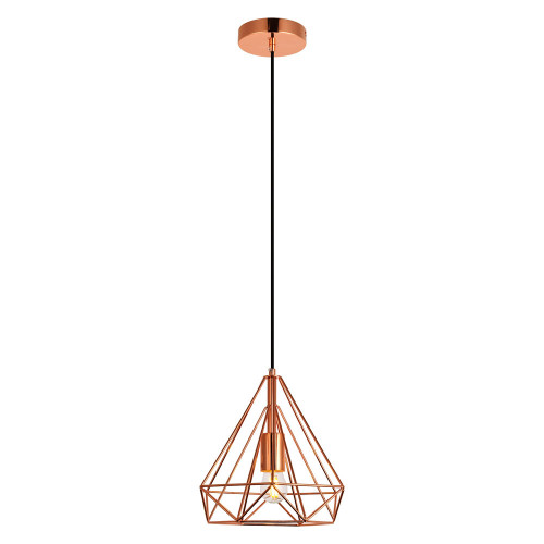 Elegant Pendant Light - Copper, L 9.8" (LDPD2090)