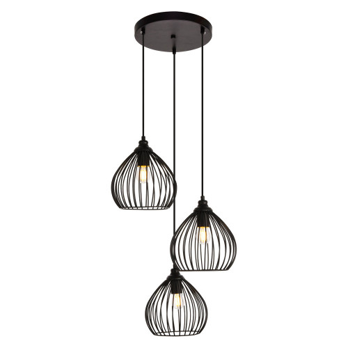 Elegant Pendant Light - Black, L 16.0" (LDPD2095)