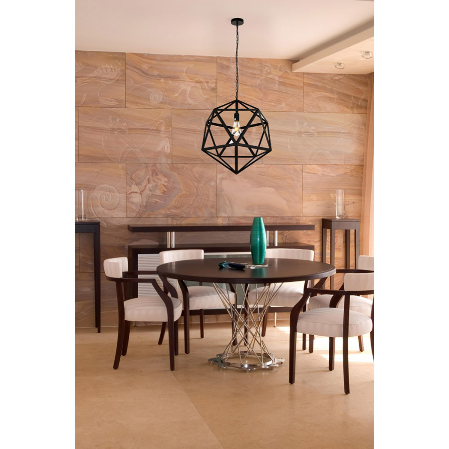 Elegant Pendant Light - Black, L 19.7" (LDPD2111)