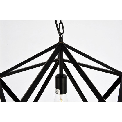 Elegant Pendant Light - Black, L 19.7" (LDPD2111)