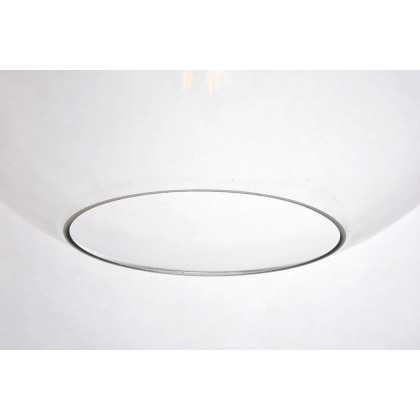 Elegant Pendant Light - Black/Glass, L 15.7" (LDPD2112)