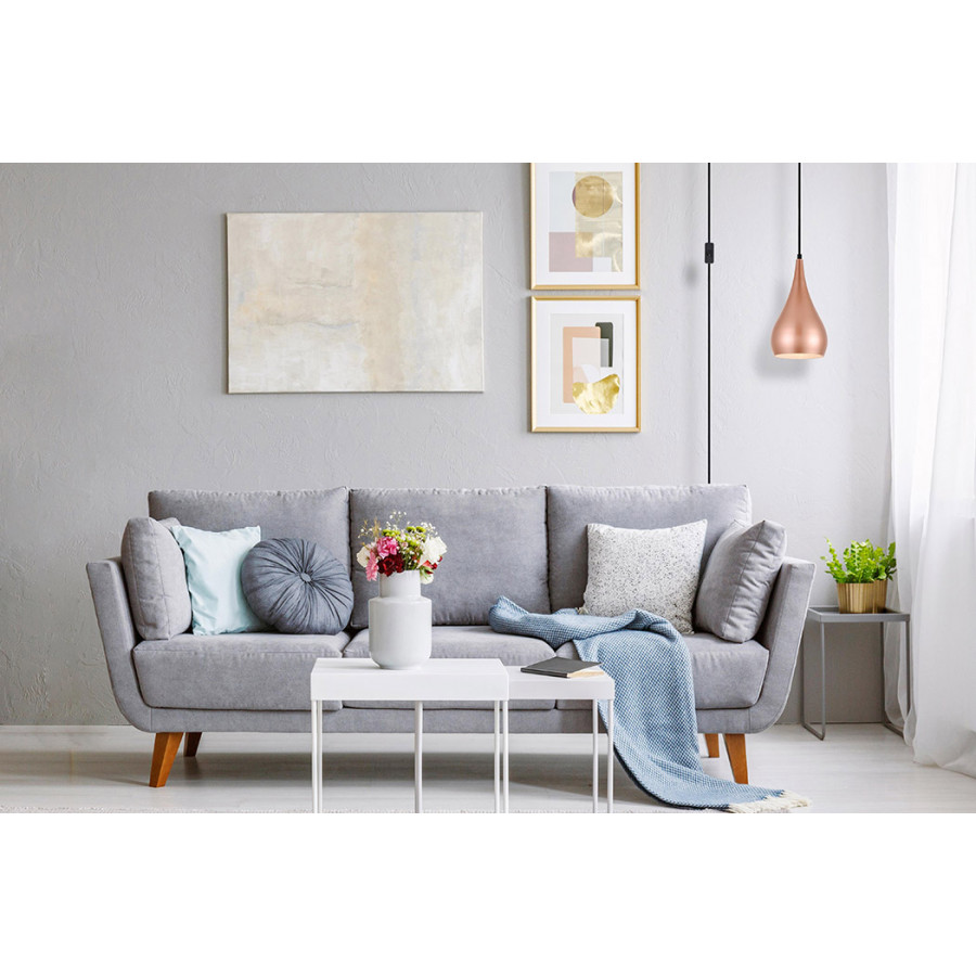 Elegant Nora 1 Light Plug-In Pendant - Honey Gold (LDPG2001HG)