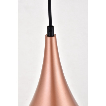 Elegant Nora 1 Light Plug-In Pendant - Honey Gold (LDPG2001HG)