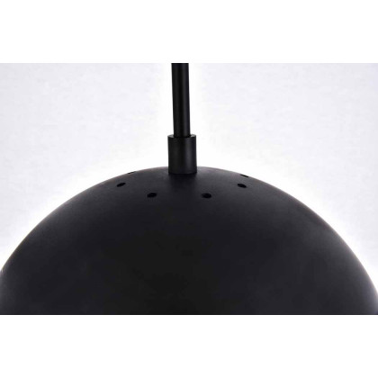 Elegant Eclipse 1 Light Plug - Black, L 10" (LDPG6033BK)