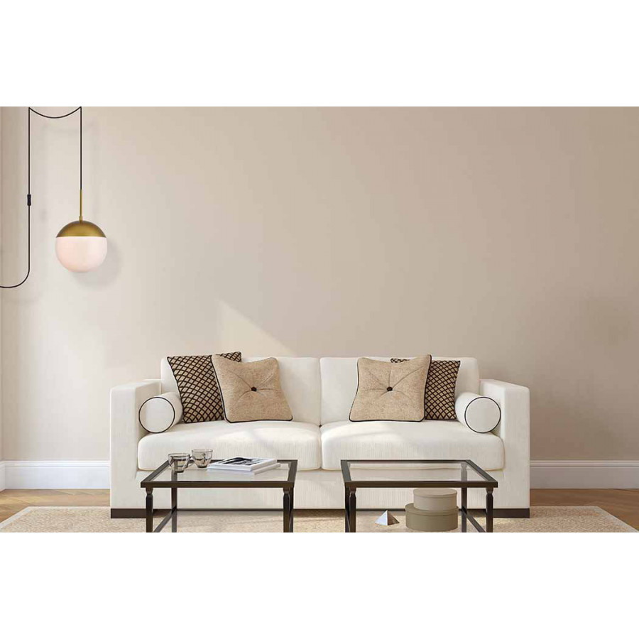 Elegant Eclipse 1 Light Plug - Brass/Glass Matte, L 10" (LDPG6036BR)