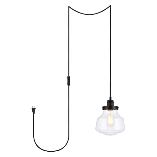 Elegant Lyle 1 Light Plug - Black (LDPG6252BK)