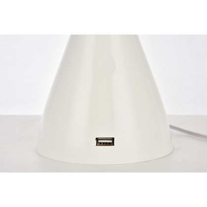 Elegant LED Table Lamp - White (LEDDS011)
