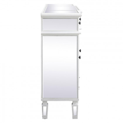 Elegant 60" Mirrored Credenza - White (MF6-1001AW)