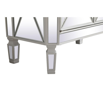 Elegant 32" Mirrored Cabinet - White (MF6-1002AW)