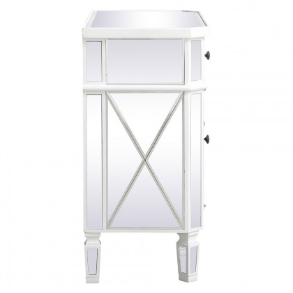 Elegant 32" Mirrored Cabinet - White (MF6-1002AW)