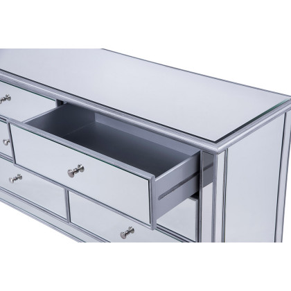 Elegant 6 Drawers Cabinet - Silver (MF6-1036S)