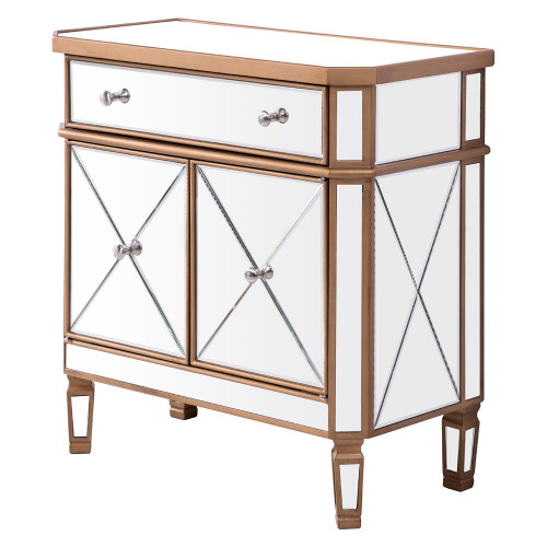 Elegant - 1 Drawer 2 Door Cabinet (MF6-1102GC)