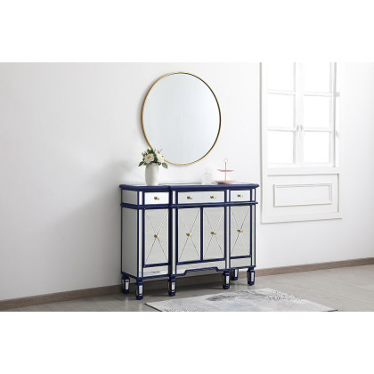 Elegant 3 Drawer 4 Door Cabinet - Blue (MF6-1111BL)