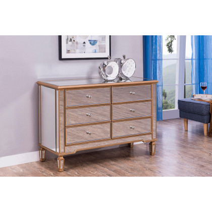Elegant - 6 Drawer Dresser (MF6-1117G)