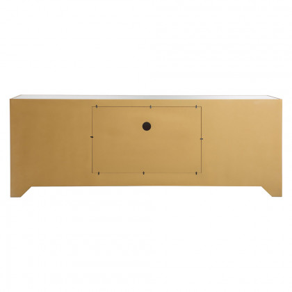 Elegant James 72" Mirrored TV Stand - Gold (MF70172G-F2)