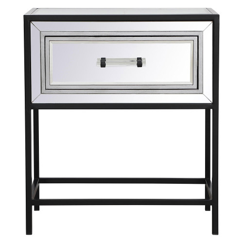 Elegant - Beau 24" x 21" End Table (MF73015BK)