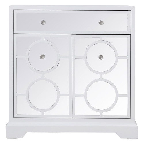 Elegant 32" Mirrored Cabinet - White (MF81002WH)