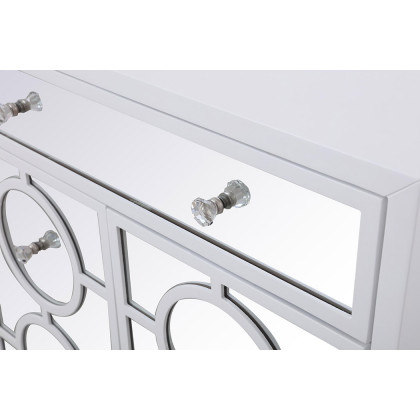 Elegant 32" Mirrored Cabinet - White (MF81002WH)