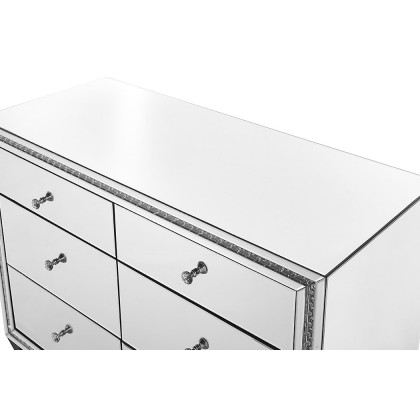 Elegant - 47" Crystal Six Drawers Cabinet (MF91011)