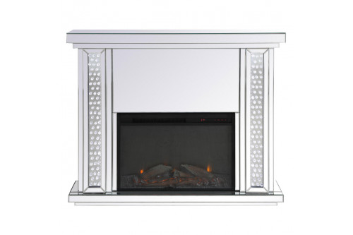 Elegant™ - Raiden MF98901 Clear Mantle with Fireplace