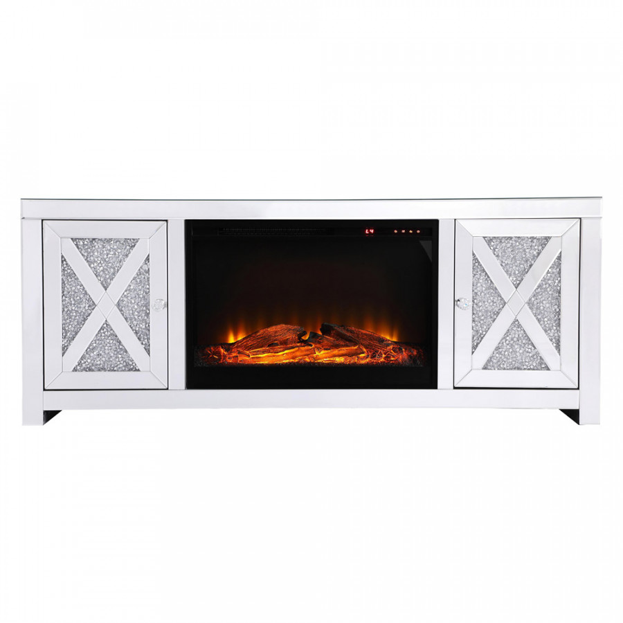 Elegant - Crystal Mirrored TV Stand (PNT-MF9903)