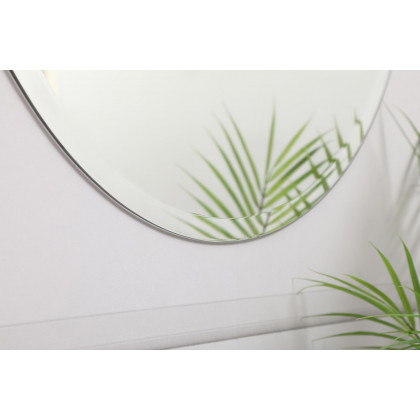 Elegant Wall Mirror - Clear, L 24" (MR401924)