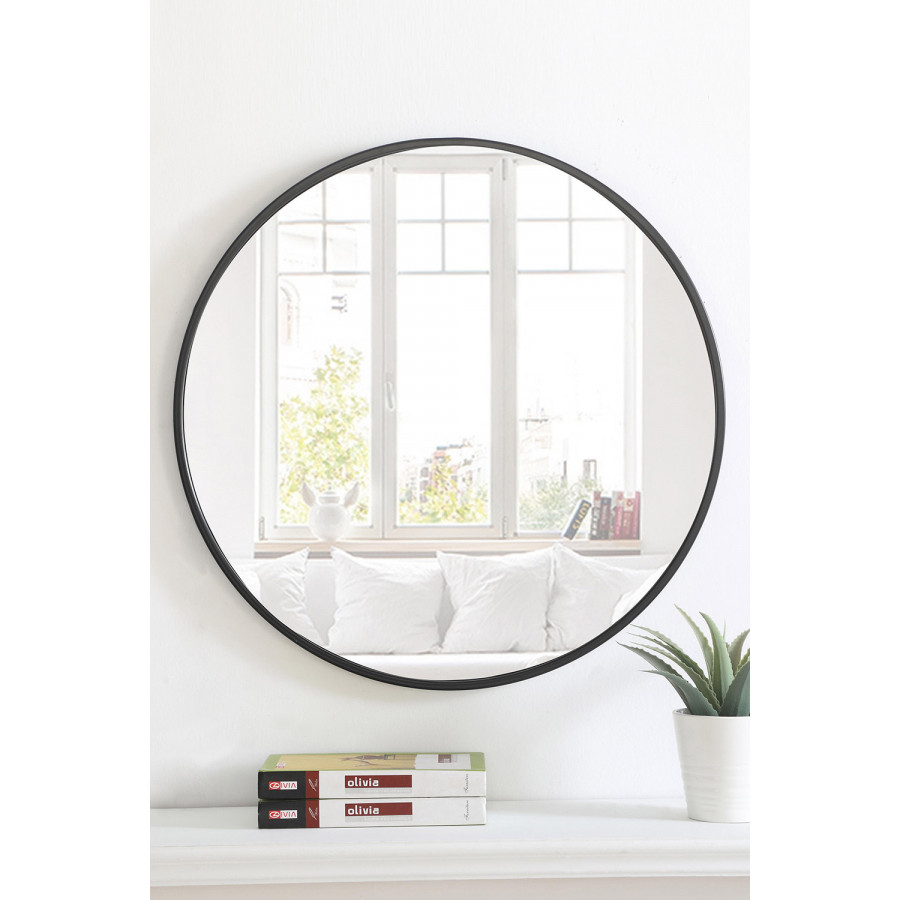 Elegant Wall Mirror - Black, L 24" (MR4031BK)