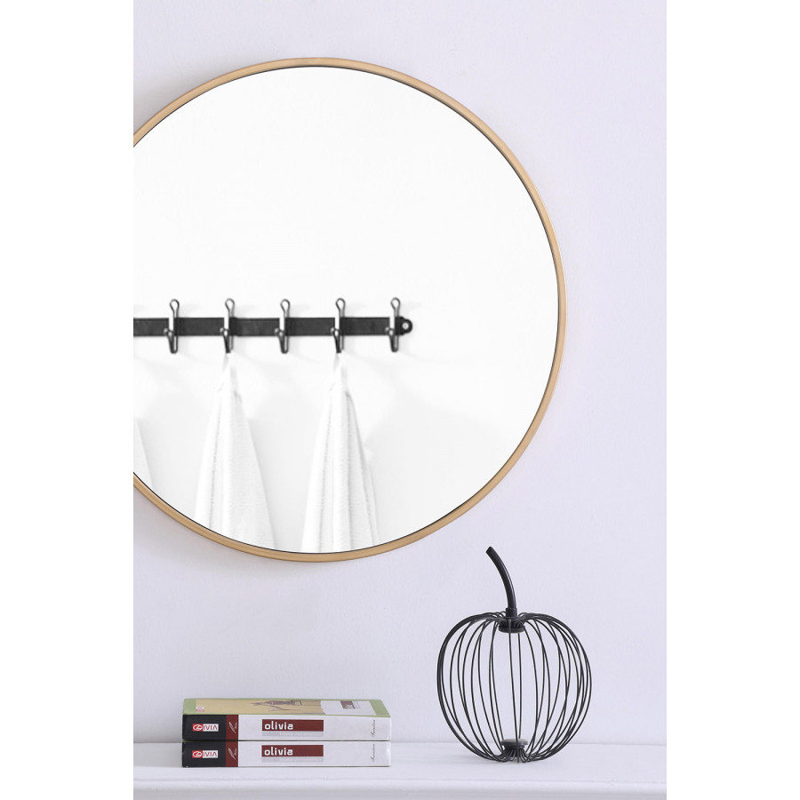 Elegant Wall Mirror - Brass, L 24" (MR4032BR)
