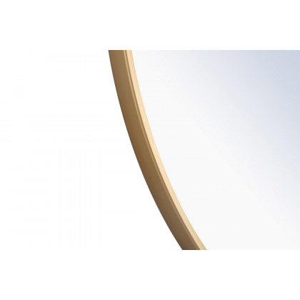 Elegant Wall Mirror - Brass, L 28" (MR4035BR)