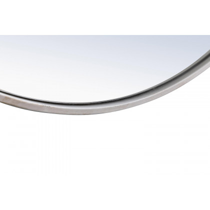 Elegant Wall Mirror - Silver, L 28" (MR4036S)
