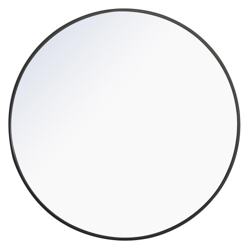 Elegant Wall Mirror - Black, L 32" (MR4037BK)