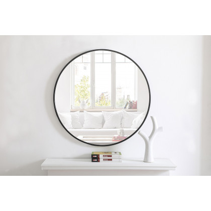 Elegant Wall Mirror - Black, L 32" (MR4037BK)