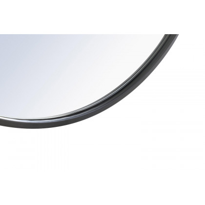 Elegant Wall Mirror - Black, L 32" (MR4037BK)