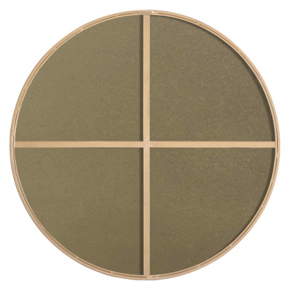 Elegant Wall Mirror - Brass, L 32" (MR4038BR)