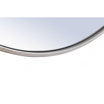 Elegant Wall Mirror - Silver, L 32" (MR4039S)