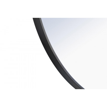 Elegant Wall Mirror - Black, L 36" (MR4041BK)