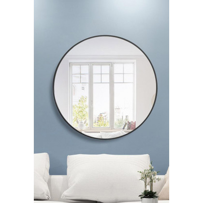 Elegant Wall Mirror - Black, L 36" (MR4041BK)