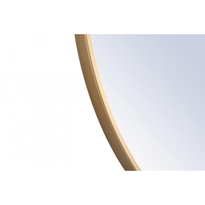 Elegant Wall Mirror - Brass, L 42" (MR4045BR)