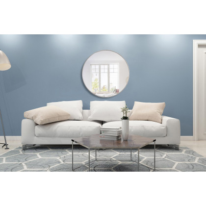 Elegant Wall Mirror - Silver, L 42" (MR4046S)