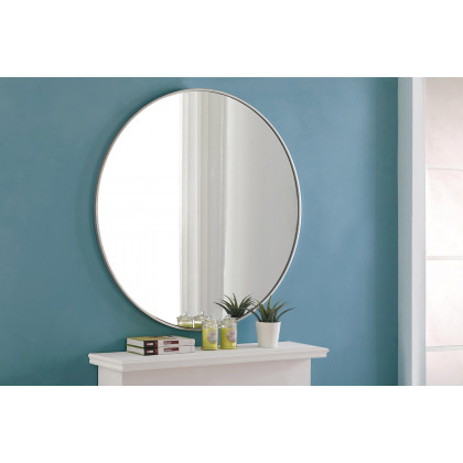 Elegant Wall Mirror - Silver, L 42" (MR4046S)