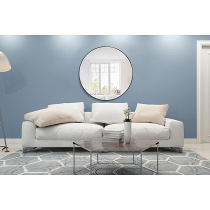 Elegant Wall Mirror - Black, L 48" (MR4047BK)